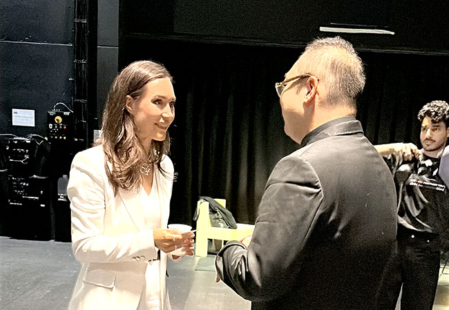 美宝集团董事局主席徐鹏与芬兰前总理马林共话全球合作与女性赋权