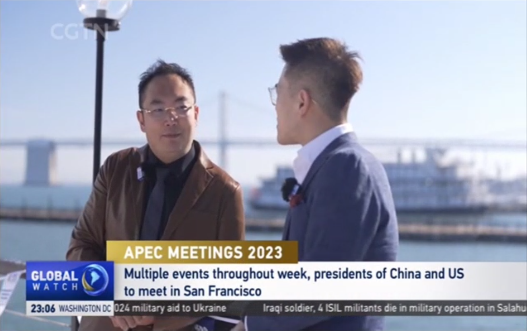 APEC筹委会联合主席徐鹏接受CGTN采访